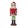 Santa's Workshop Holiday Home Decor 14" Christmas Cat Nutcracker