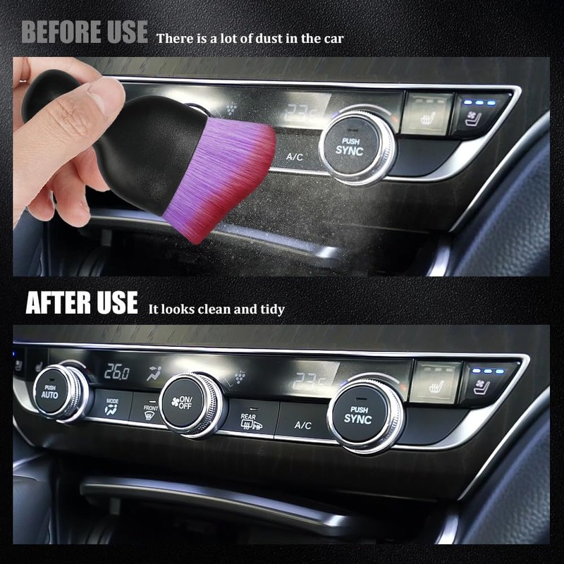 Lyxheth Car Interior Detailing Brush, Car Interior Cleaning Brushes, Soft