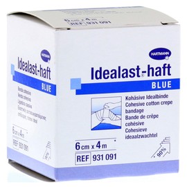 Idealast-Haft Colour Bandage 6 cm x 4 m Blue