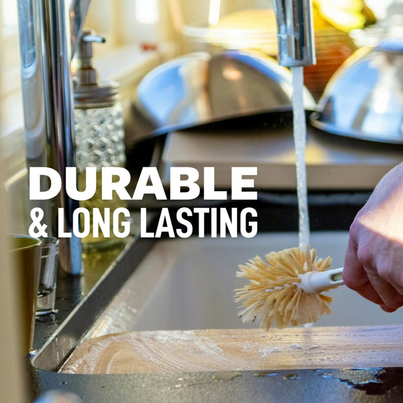 Scotch-Brite Greener Clean Bottle & Straw Brush Set with 2