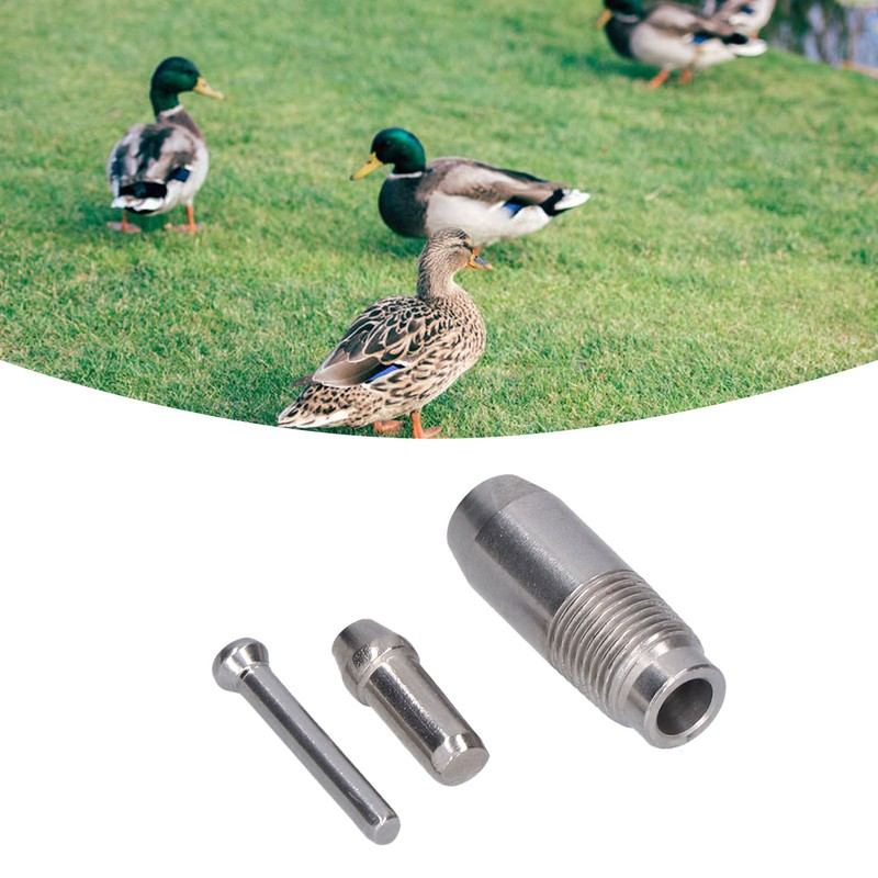 Stainless Steel Chicken Nipple Drinkers Safe Rustproof Farm Equipment Waterer