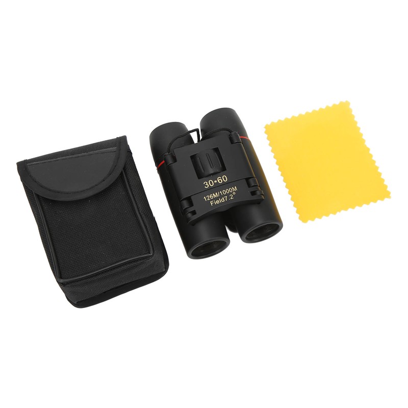 30x60 126m 1000m Mini Compact Binoculars 7.2 Degree Viewing Angle