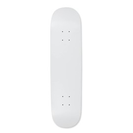 Moose Blank Skateboard Deck 7.63 DPD White Skateboards