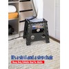 ACKO Folding Step Stool 13 inch Heavy Duty Plastic Foldable