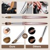 Acrylic Nail Brush Size 8,KEMEISI 100% Pure Kolinsky Nail Art