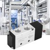 PT1/4in Pneumatic Air Valve，2 Position 5 Way Air Pneumatic Control