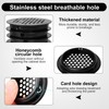 12 Pieces Round Ventilation Grille, Ventilation Opening Stainless Steel, Rust-Proof,