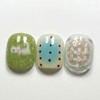 [Ar] Flower garden handmade nail tips Drawing nail art specialist