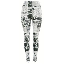 Sister Amy® Women's Printed Leggings - Buttery Soft Yoga Pants, High Waist Stretchy Tights for Workout, Plus Size, 88% Polyester 12% Spandex D109 One Size