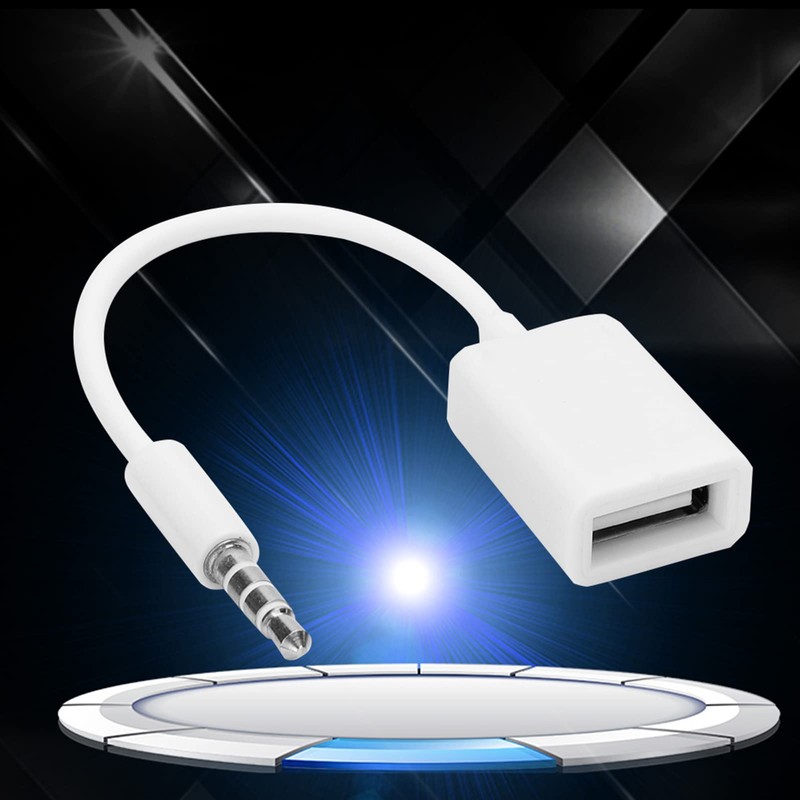 GOWENIC USB to 3.5mm Audio Adapter, USB Female to 3.5mm