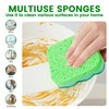 Silkyhose 6-Pack Magic Cleaning Sponges with Suction Cups - Heavy