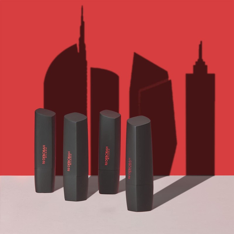 Deborah Milano Red Mat Lipstick Matte with Collagen and Hyaluronic