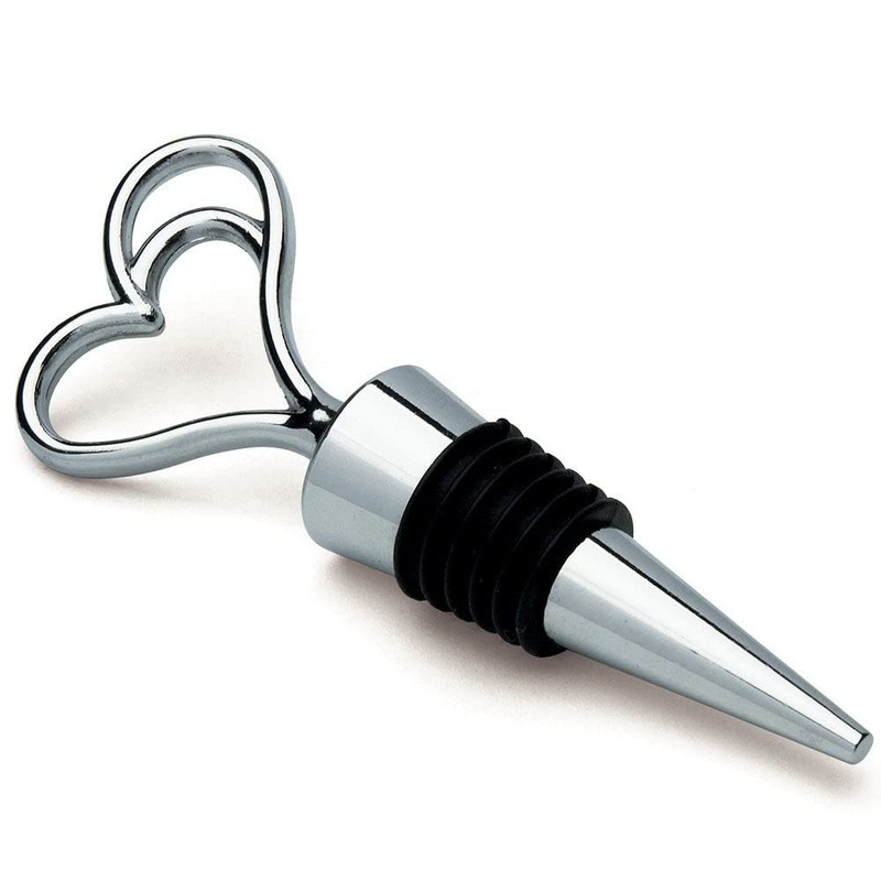 Weddingstar Fused in Love Double Heart Wine Stopper in Gift