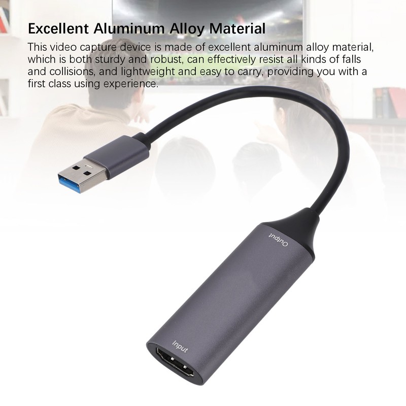 Game Video Capture Card 4K HD Resolution Multimedia Interface Video