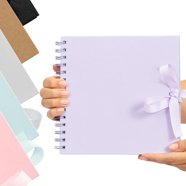 Scrapbook Photo Album Spiral Bound for Wedding Couple Travel Memory