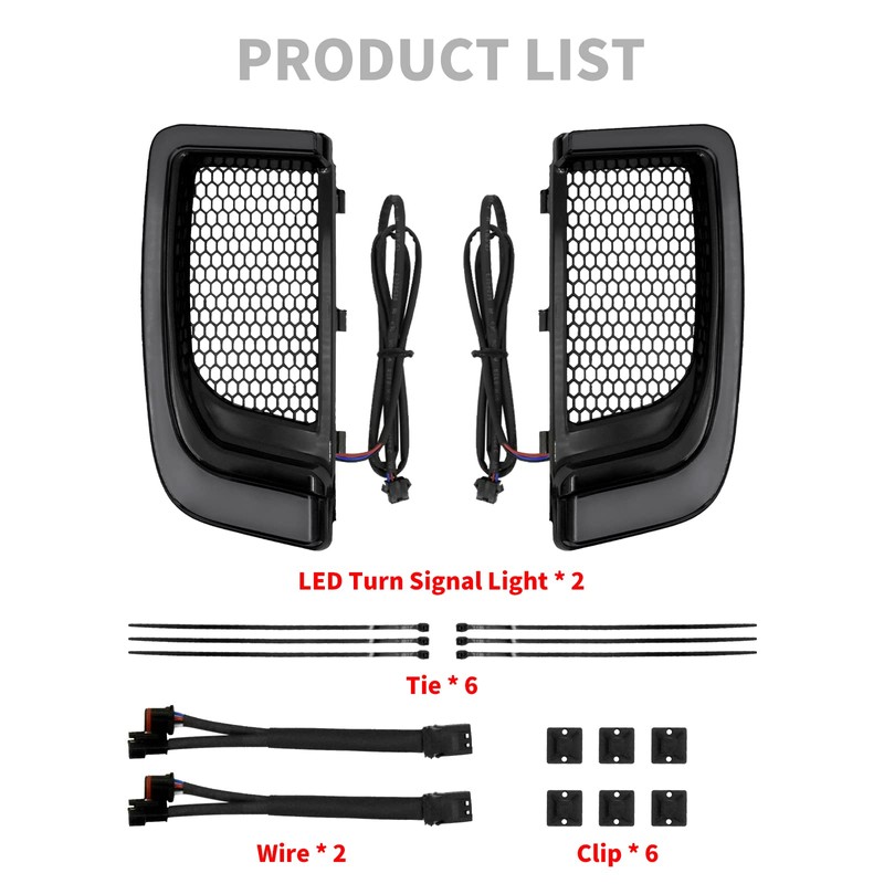 LED Lower Fairing Lights with Turn Signals Running Light for