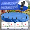 18PCS Pool Cover Clips, 3.1 Inch Not Piercing Scratch Clamps,