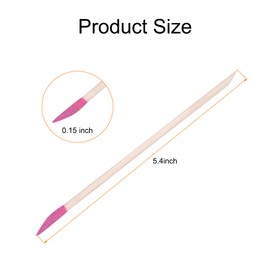 HARFINGTON 40pcs Sanding Sticks 150 Grit Match Sanding Sticks for Fine Detailing Sanding Tools Plastic Models Assorted Metal Wood Buffing, Black/Rose Red