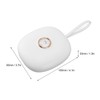 Digital Alarm Clock Portable LED Rechargeable 1200MAH Kid Lock Three