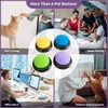 4 Pieces Dog Communication Button Registration Button for Dogs Training