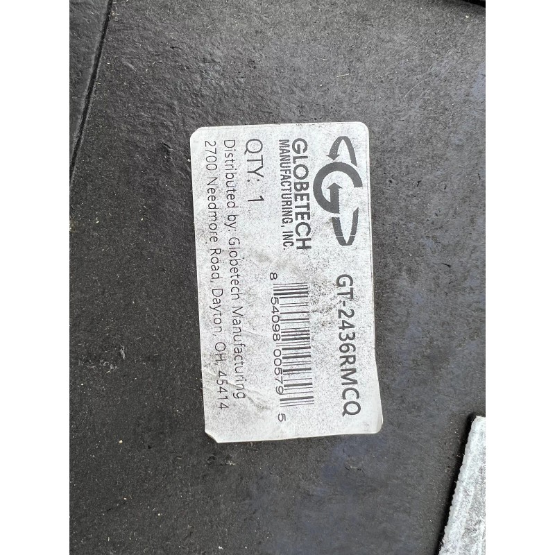 Globetech (Qty 2) Raised Molded Rubber Mud Flap, 24" x
