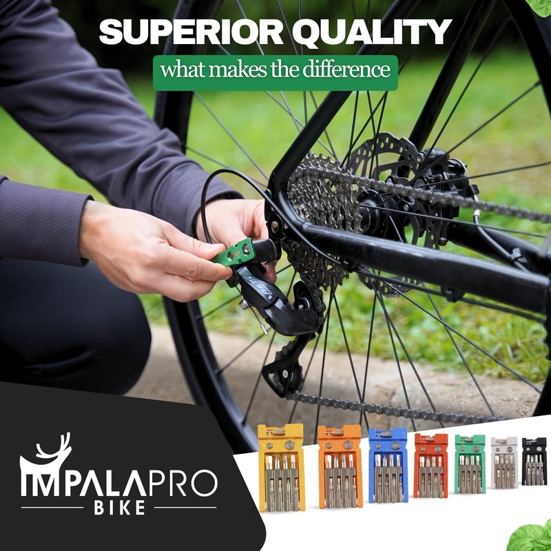 IMPALAPRO Multitool Bicycle 20-in-1 Compact and Ultralight (117.5 g) Chrome