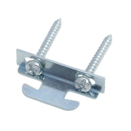 Yukata 4Set Curtain Rod Bracket Hook Wall Bracket Curtain Hardware Strap Screws for Home Office