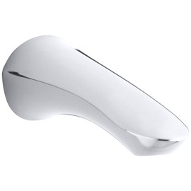 Kohler K-5328-CP Refinia Wall-Mount Non-Diverter Bath Spout, Polished Chrome