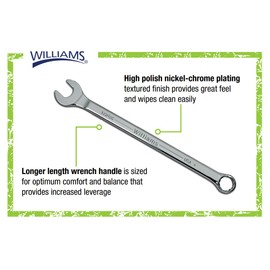 Williams 1224SC Super Combo Combination Wrench, 3/4-Inch