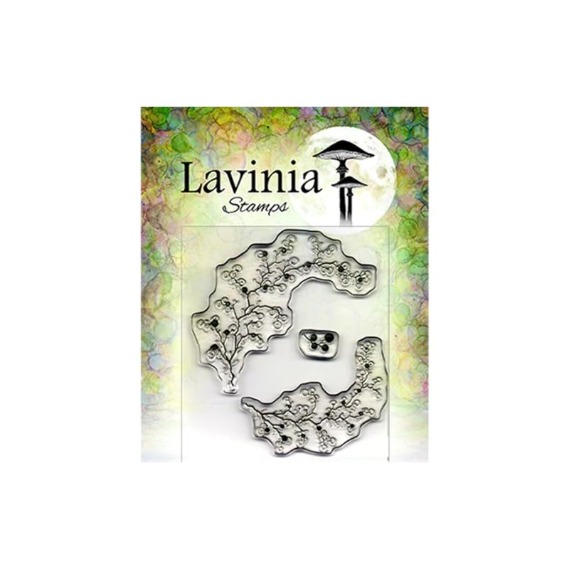 Lavinia Stamps, Clear Stamp - Berry Wreath with Mini Berries