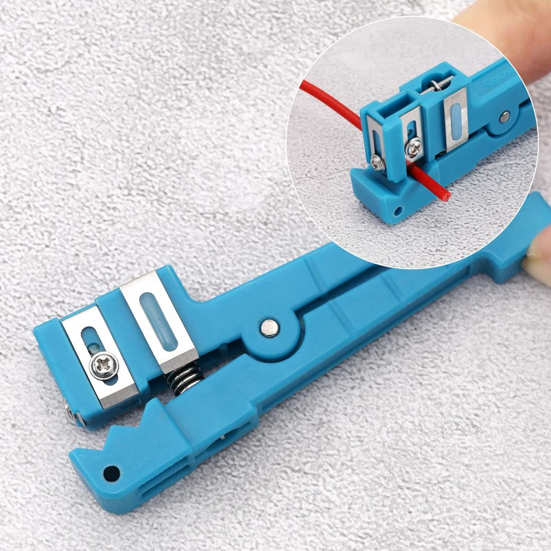 EMSea 45-163 Fiber Transverse Loose Tube Stripper Blue Fiber Optic