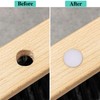 100 Pcs Plastic Hole Plugs 3/16"(5mm) Screw Caps Cover White
