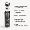 Waterdrop® All Purpose Thermos Flask, 1 Litre, Insulated Stainless Steel