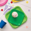 Unique 31860EU Square Environmentally Friendly Paper Plates 18 cm Emerald