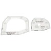 2 Pcs Bowl Cozy Template Acrylic Exquisite Bowl Wrap Sewing