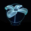 SUPERNIUDB 3D Lotus Flower Shape Night Light 3D LED USB