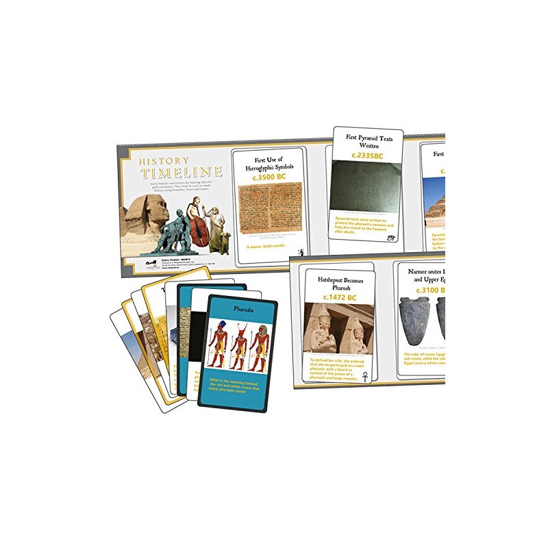 Wildgoose Education WG7712 Ancient Egypt Interactive Timeline Classroom Game, A5