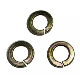 RED BOAR CHAIN 1/2" Alloy Grade 8 Lock Washer Yellow Zinc Plated (QTY 100)*