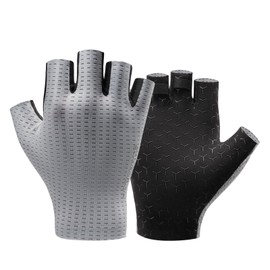 ROCKBROS Cycling Gloves Summer Cycling Gloves Fingerless Men and Women MTB Gloves Non-Slip and Breathable Sports Gloves for Road Bike, Gym, Fitness, Jogging