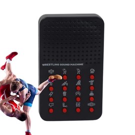 Wrestling Sound Machine - 16 Wrestling & Announcer Phrases for Wrestling Toys – Interactive Wrestling Noise Effects Maker Accessories for Action Figures – Unique Wrestling Gifts for Boys 6,8,12