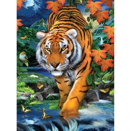 ROYAL BRUSH Junior Small Paint by Number Kit 8.75"X11.75", On The Prowl