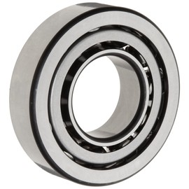 FAG Bearings 7215B-TVP Single Row Angular Contact Ball Bearing, Open, 40° Contact Angle, Polyamide/Nylon Cage, Normal Clearance, Metric, 75mm ID, 130mm OD, 25mm Width, 5300rpm