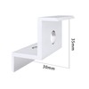 Aurinktron 1 x Solar Module Bracket Kit, 12 cm Aluminium