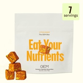 Daily GEM Multivitamin Bite - Supports Gut, Energy, Skin, Brain, Bone, & Immunity - 20+ Vitamins & Minerals, Probiotics, & Prebiotics - 7-Day Supply