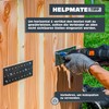 HELPMATE Pack of 12 Flat Connectors 35 x 100 mm