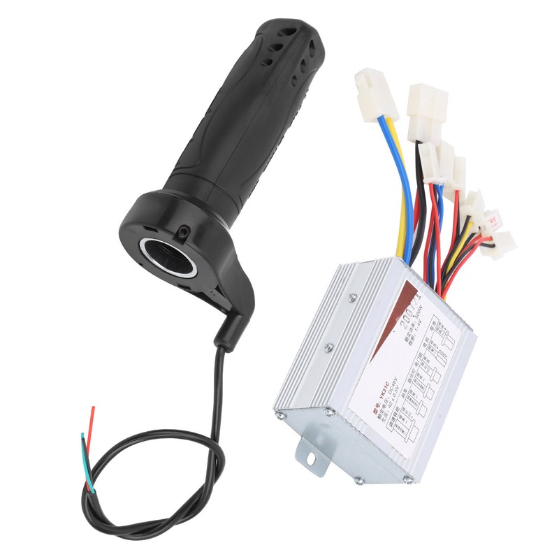 48V 500W Brush Controller Short Cable Thumb Throttle Grip Electric