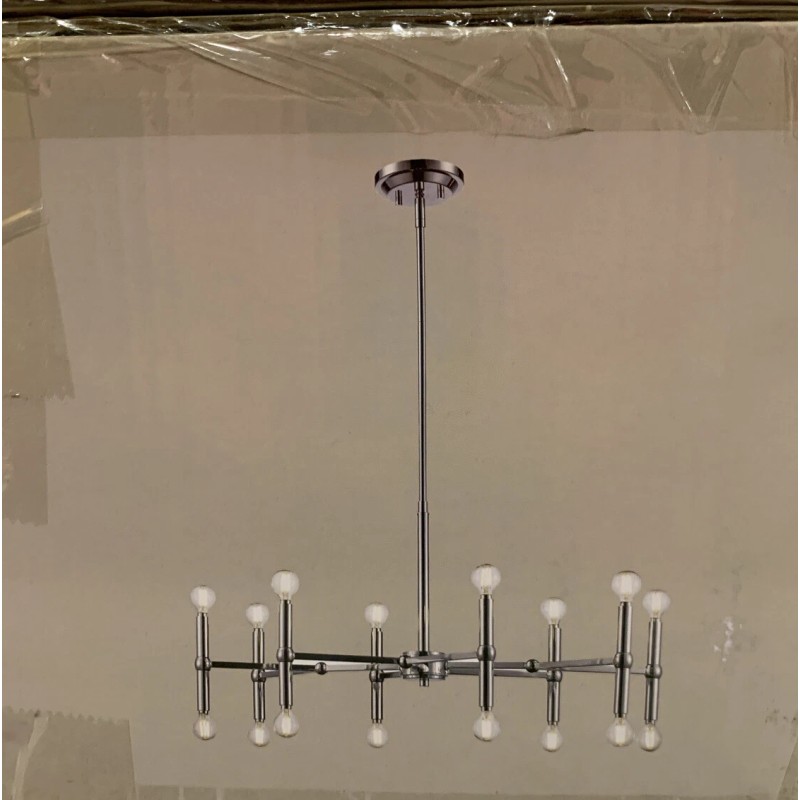 Monteaux Lighting 16 Light Chandelier Chrome Finish DC-C4740