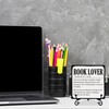 GHTRP Reading Lover Wooden Sign - Book Lover Definition -