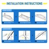 Gavimnal® 26"+16"+12" Windshield Wiper Blades Replacement For Toyota Rav4 2019