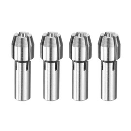sourcing map 4pcs 2.3mm Drill Chucks Collet Bit 18mm Length Mini Electric Grinder Quick Change Replacement Drilling Tool for Rotary Tools
